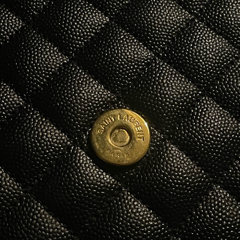 Authentic Saint Laurent Large Shoulder Bag - Picture 14 of 16